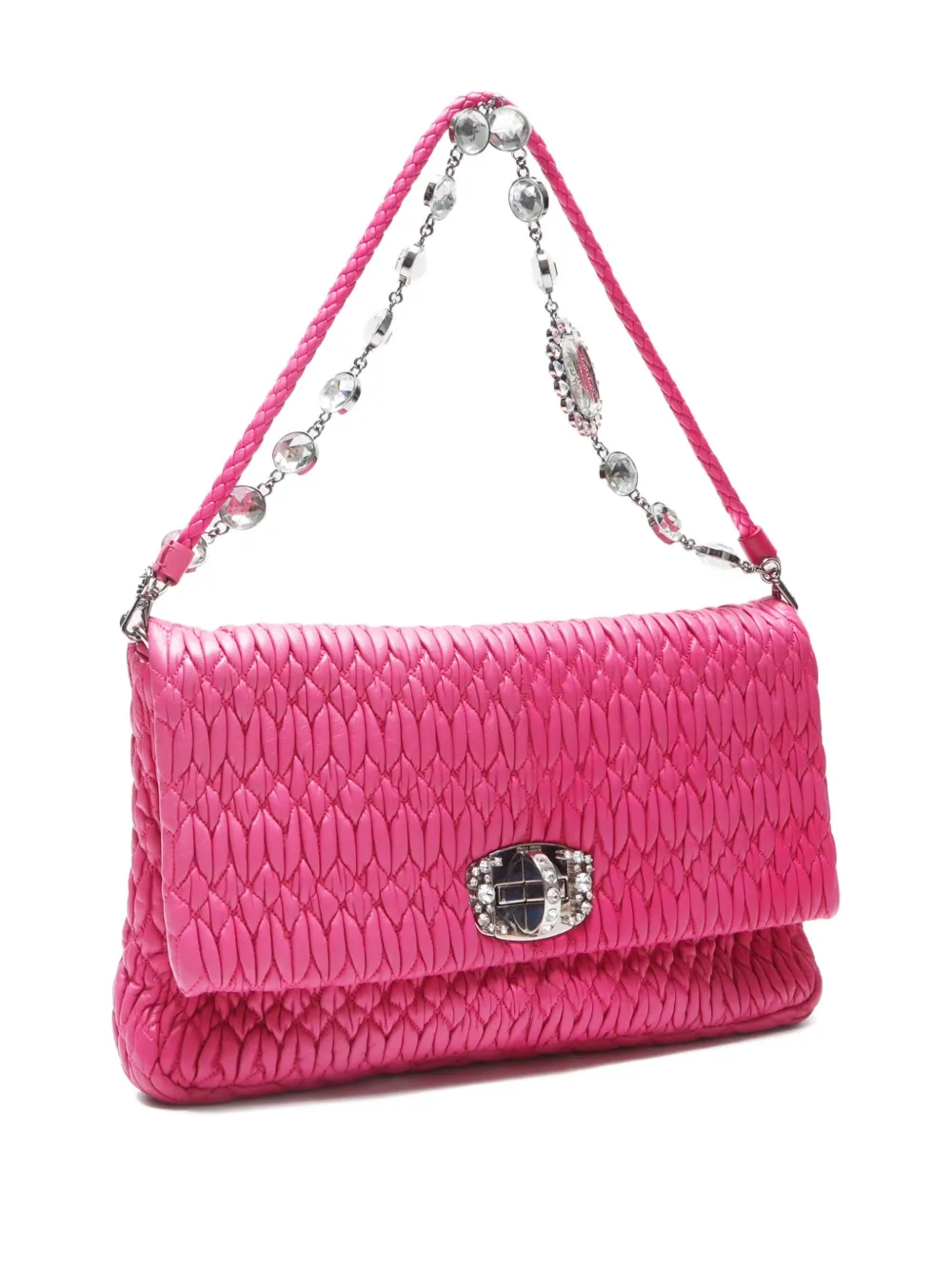 Pre-owned Miu Miu 2010 Matelassé Shoulder Bag