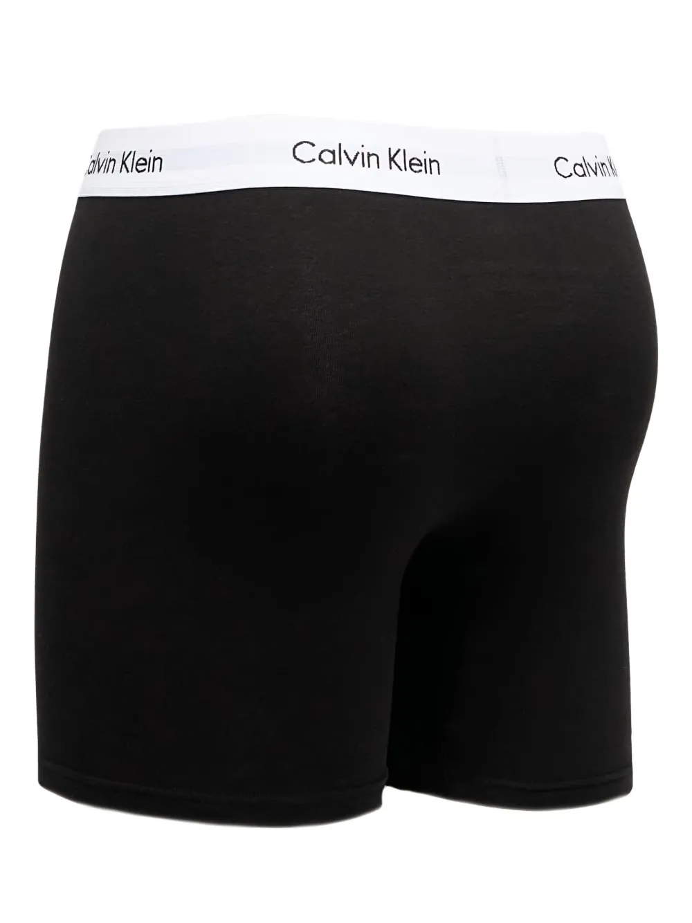 Calvin Klein Drie boxershorts met logoband Zwart