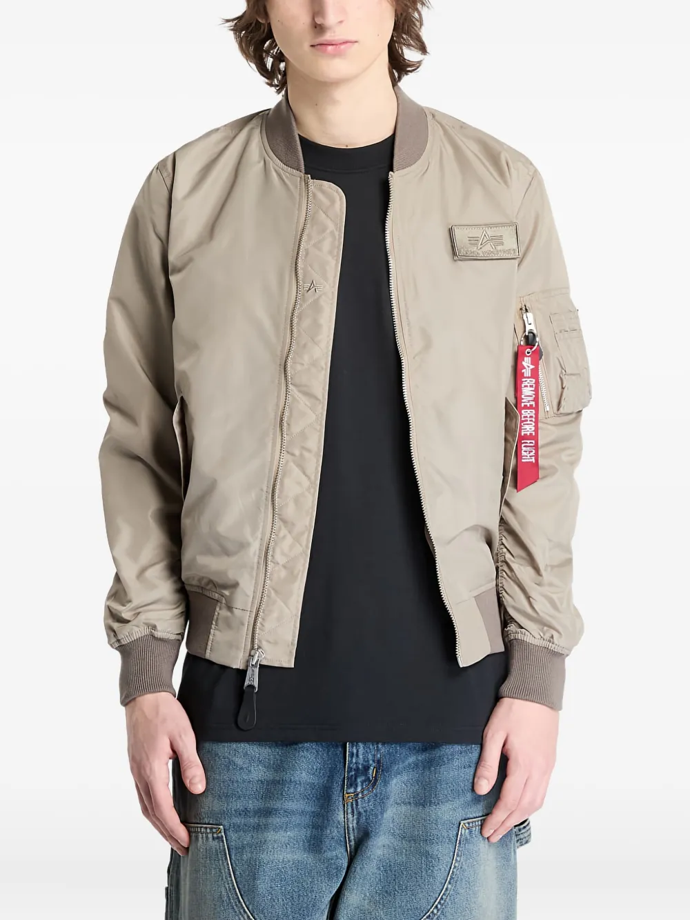 Alpha Industries MA-1 TTC Two Tone Contrast bomber jacket | Neutrals | Image 1
