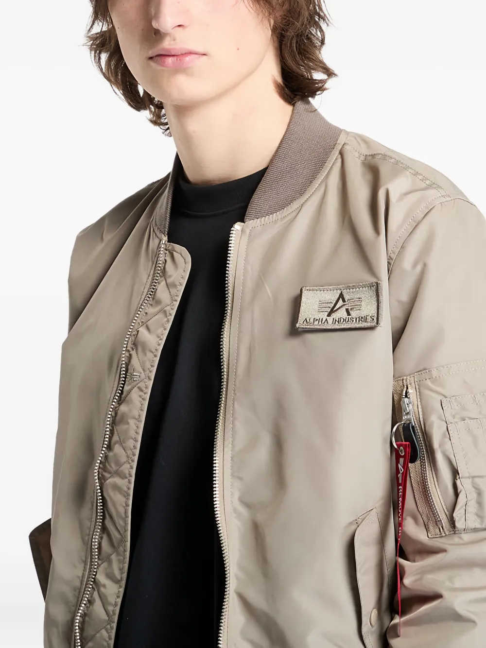 Alpha Industries MA-1 TTC bomberjack met contrast Beige