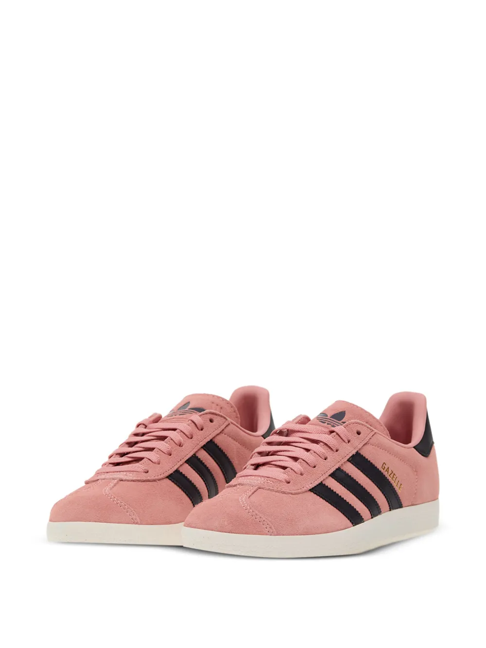 adidas Gazelle three-stripe suede sneakers Pink
