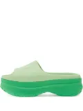 adidas platform logo slides - Green