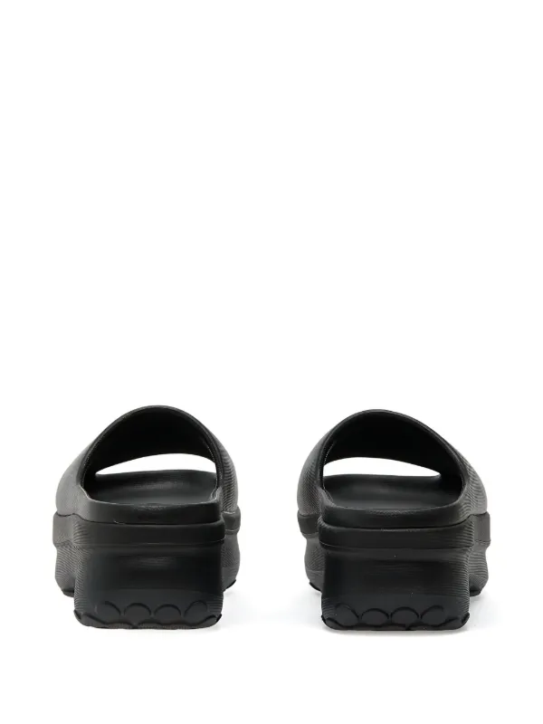 adidas Black Slide Sandals with Embossed Logo 30290338_60072967_600.jpg main image 4