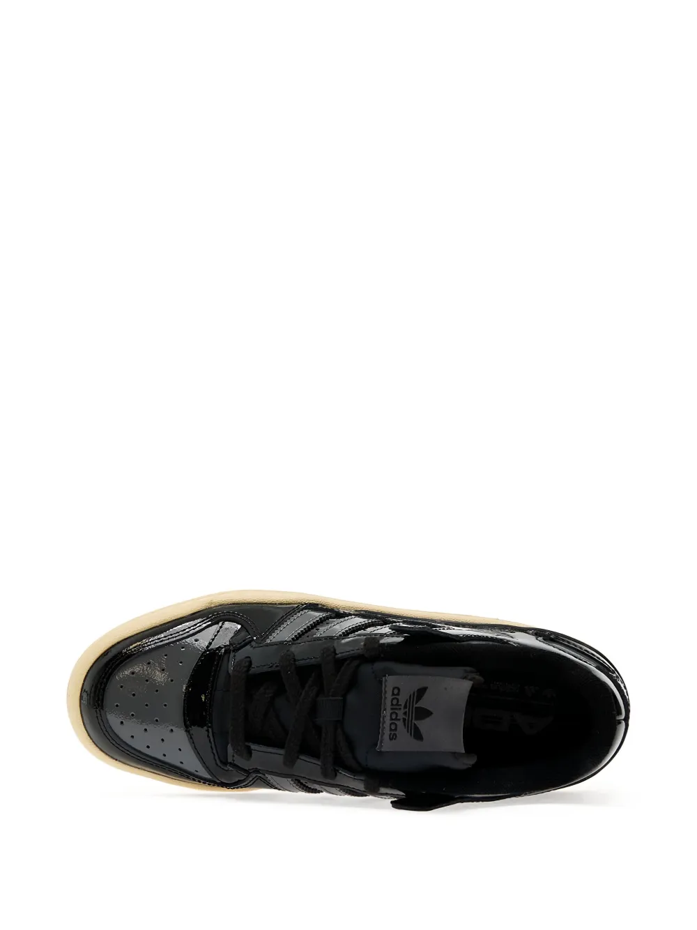 adidas Forum leather low-top sneakers Black