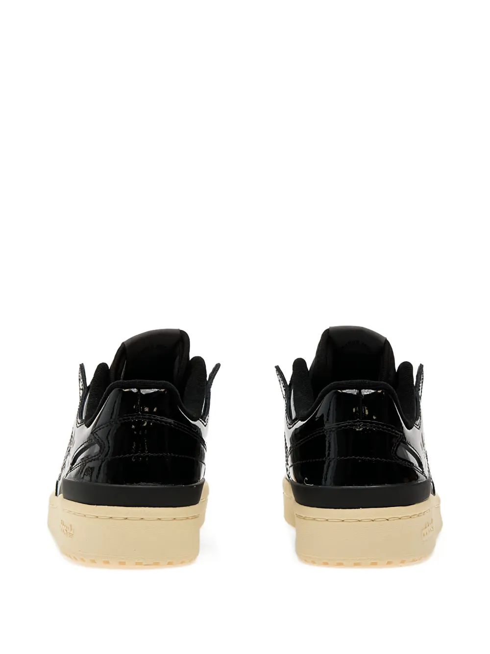 adidas Forum leather low-top sneakers Black