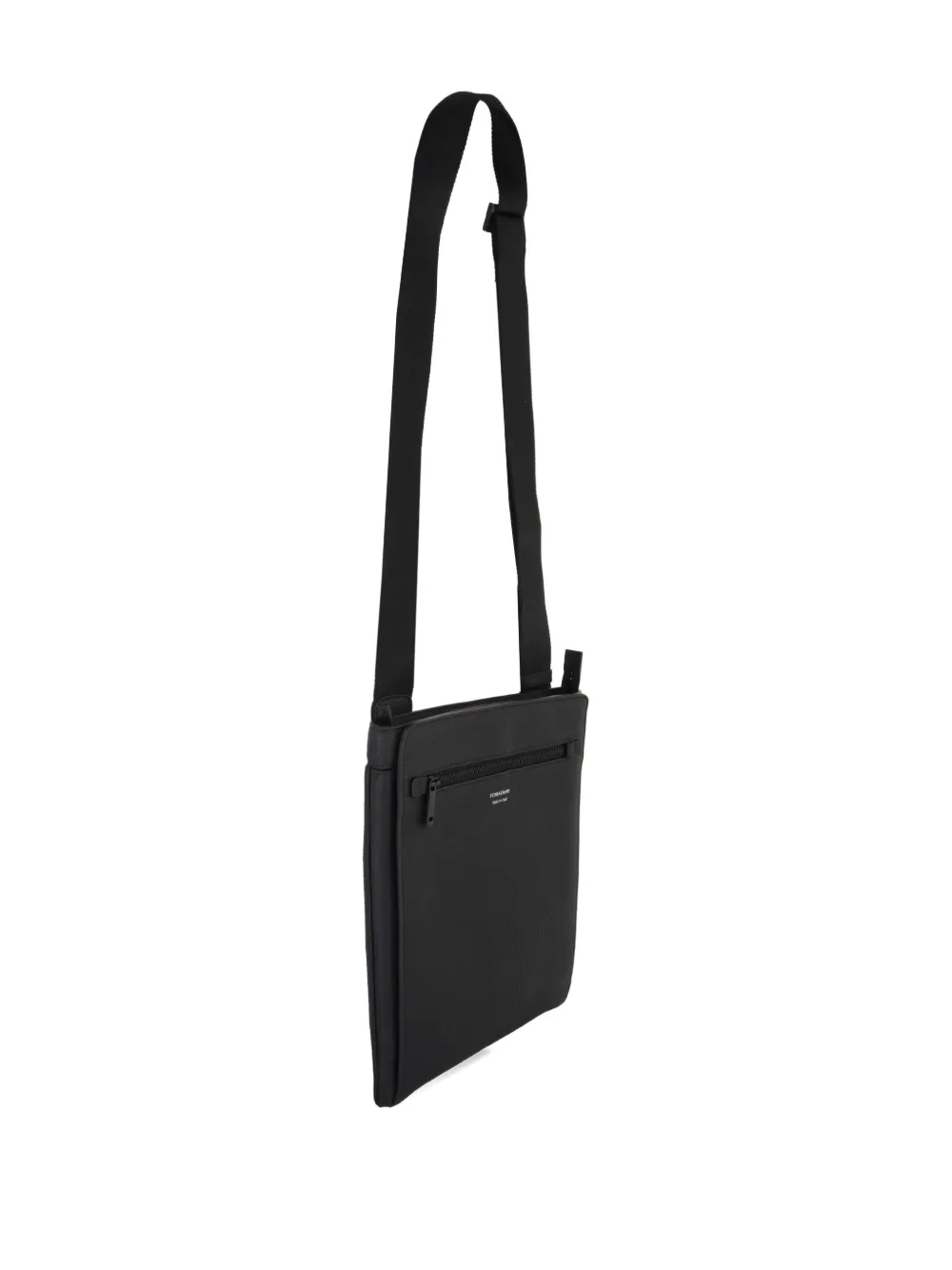 Ferragamo Messengertas met logoprint Zwart