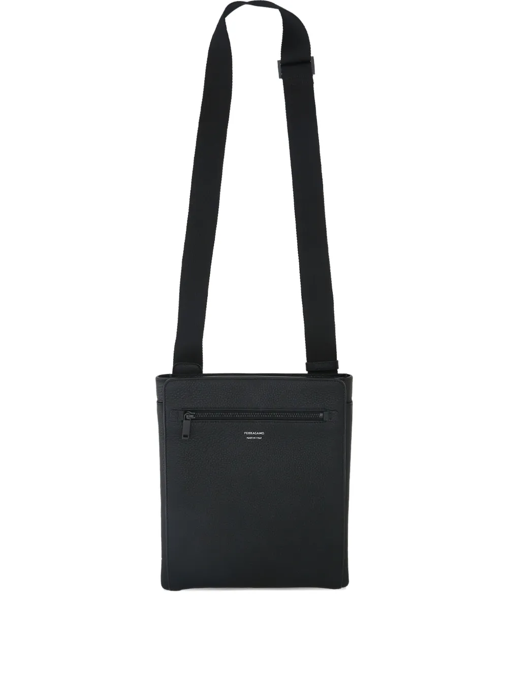 Ferragamo Messengertas met logoprint Zwart