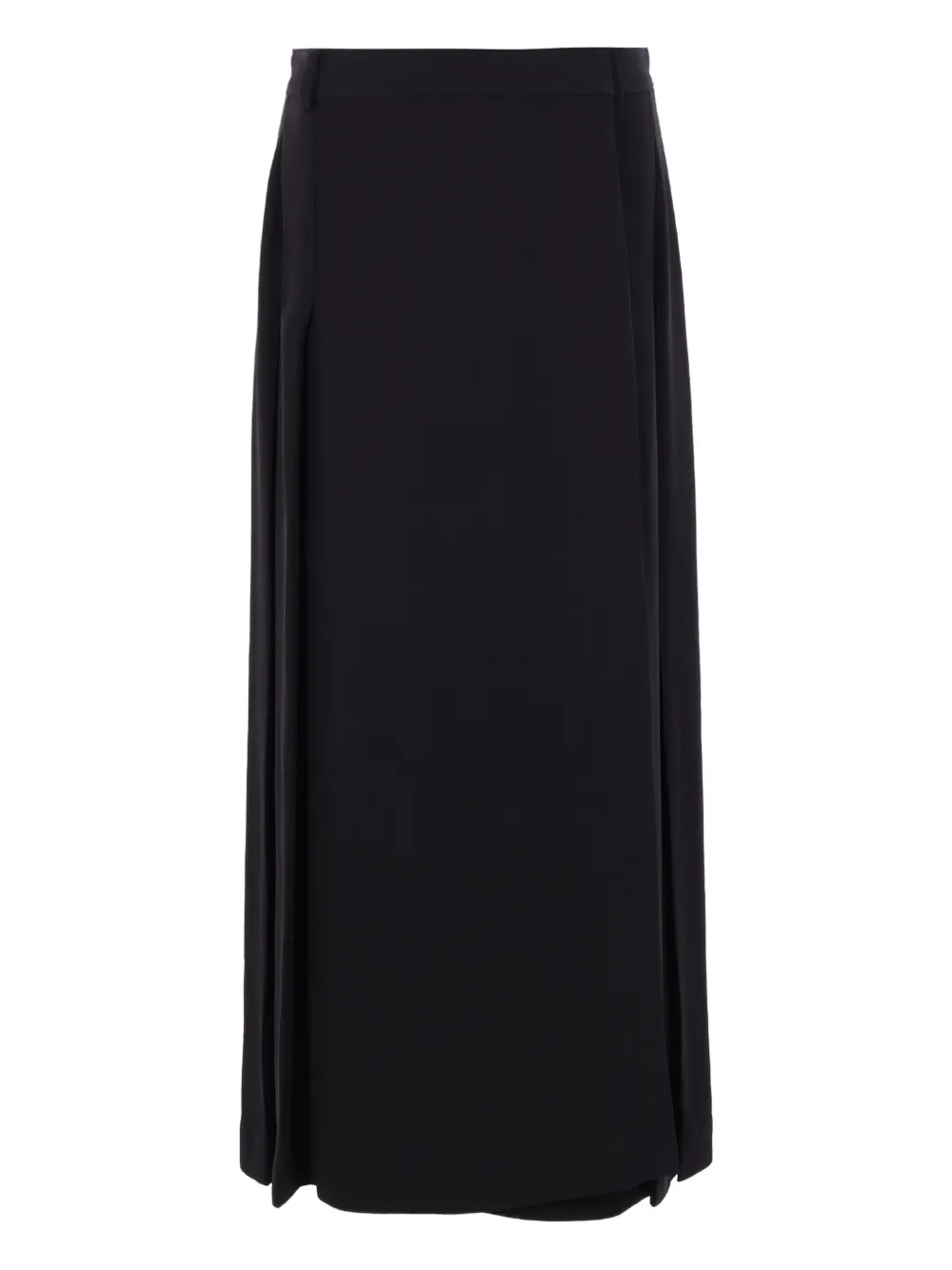 Totême Belt-loop Midi Skirt In Black