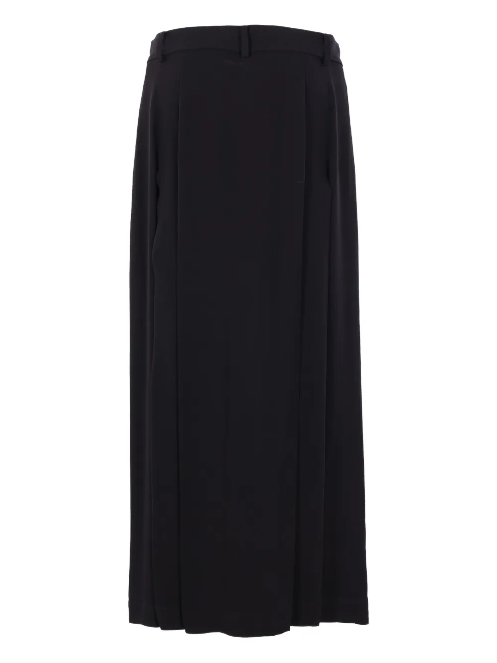 Totême Belt-loop Midi Skirt In Black