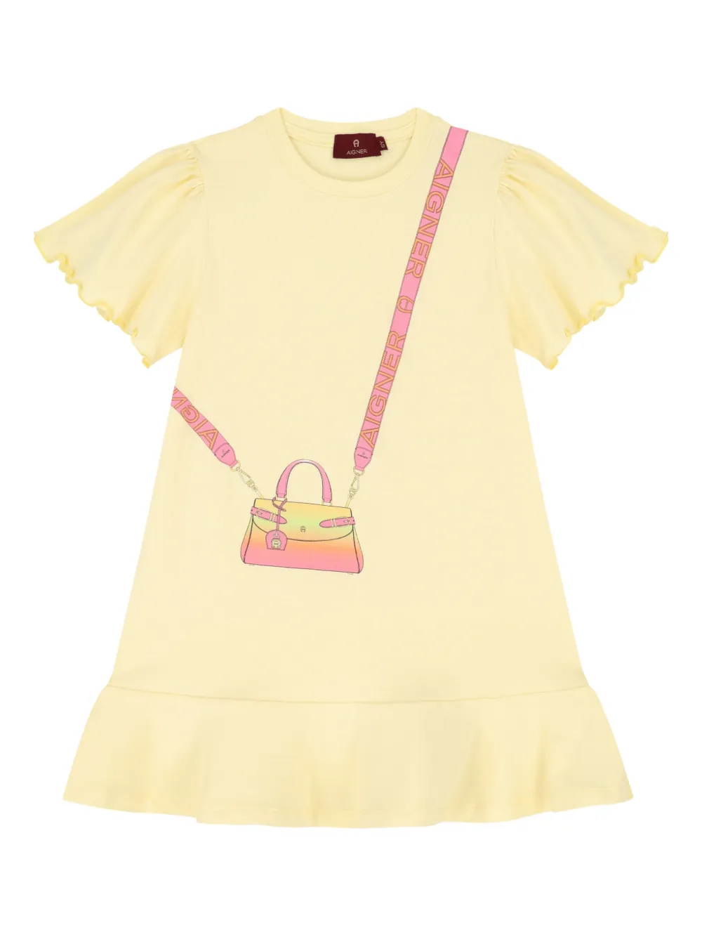 AIGNER BAG-PRINT DRESS