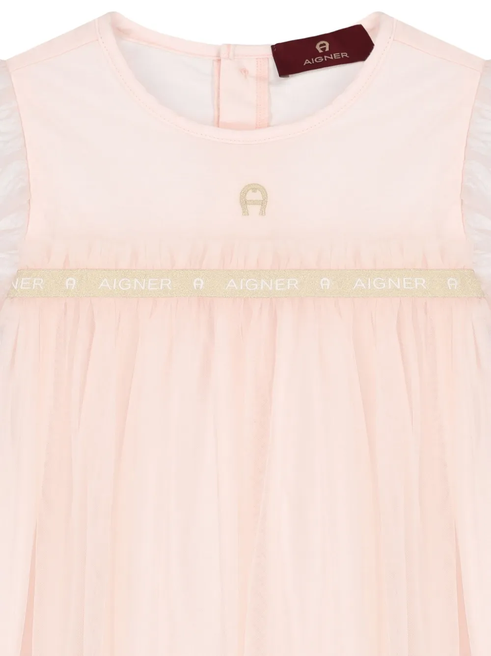 Aigner Kids Tulen jurk Roze