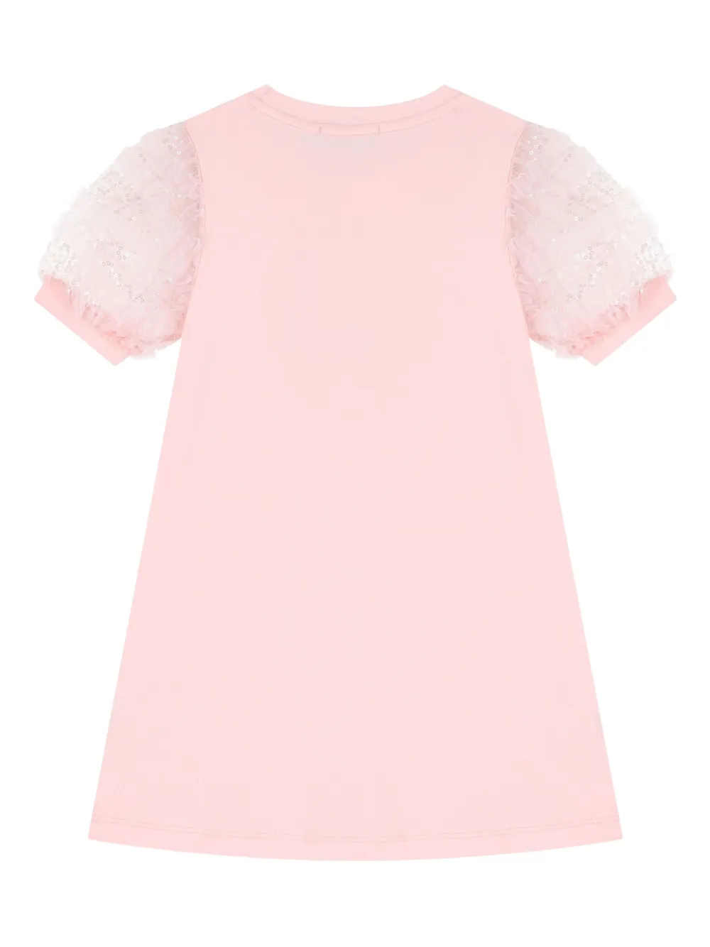 Aigner Kids Jurk verfraaid met logo Roze