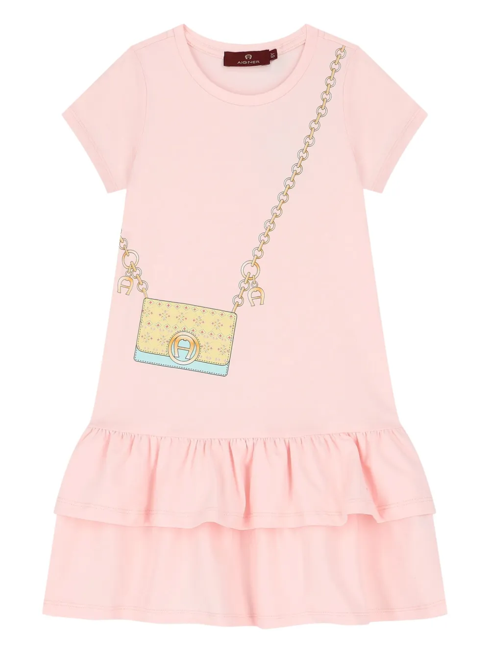 Aigner Kids printed dress | Pink | Image 1