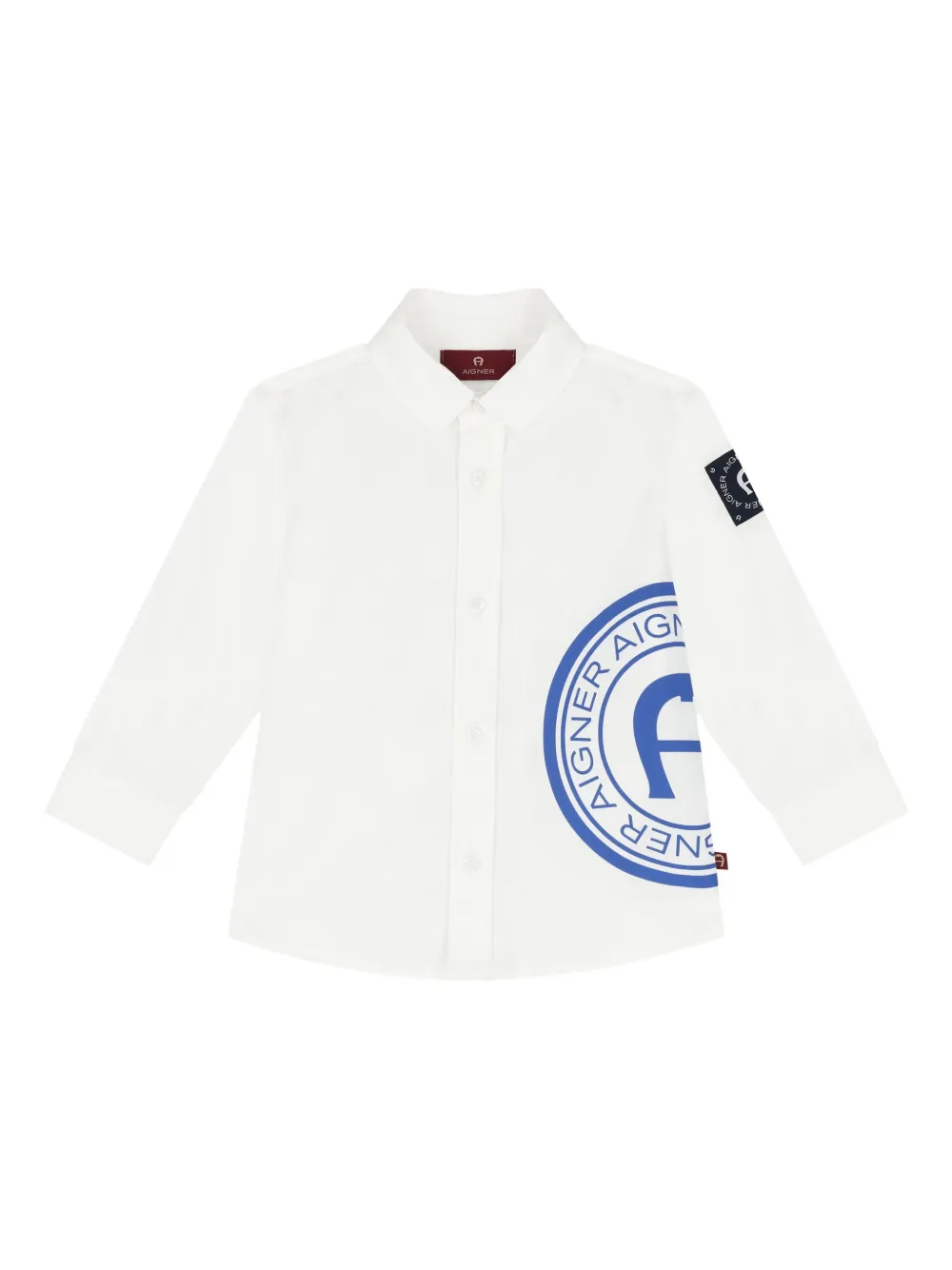 Aigner Kids camisa de algodón | blanco | Image 1