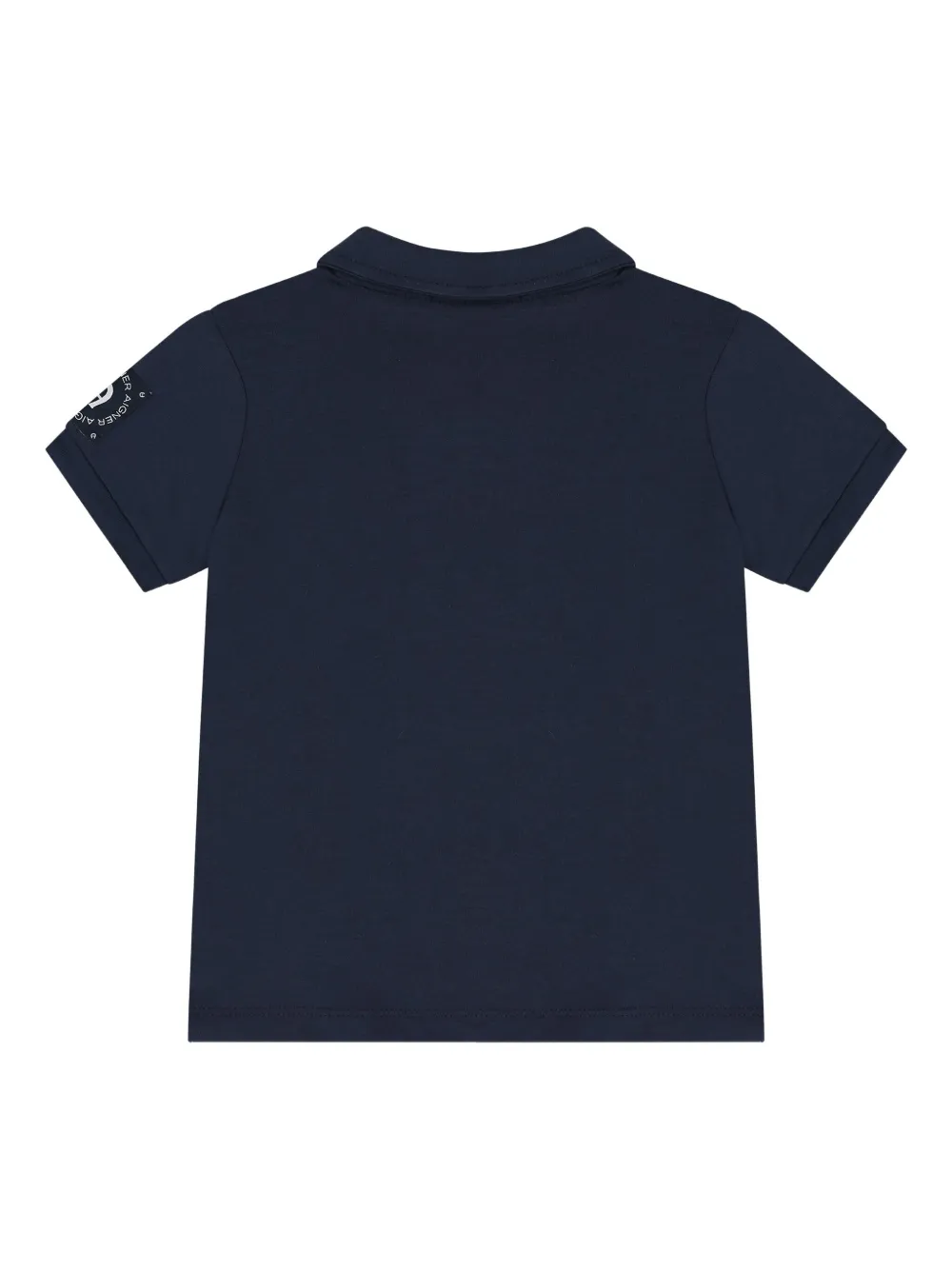Aigner Kids cotton polo shirt - Blauw