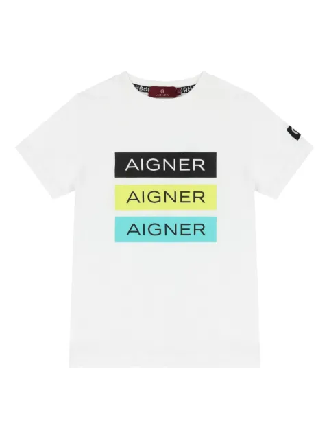 Aigner Kids logo-print T-shirt