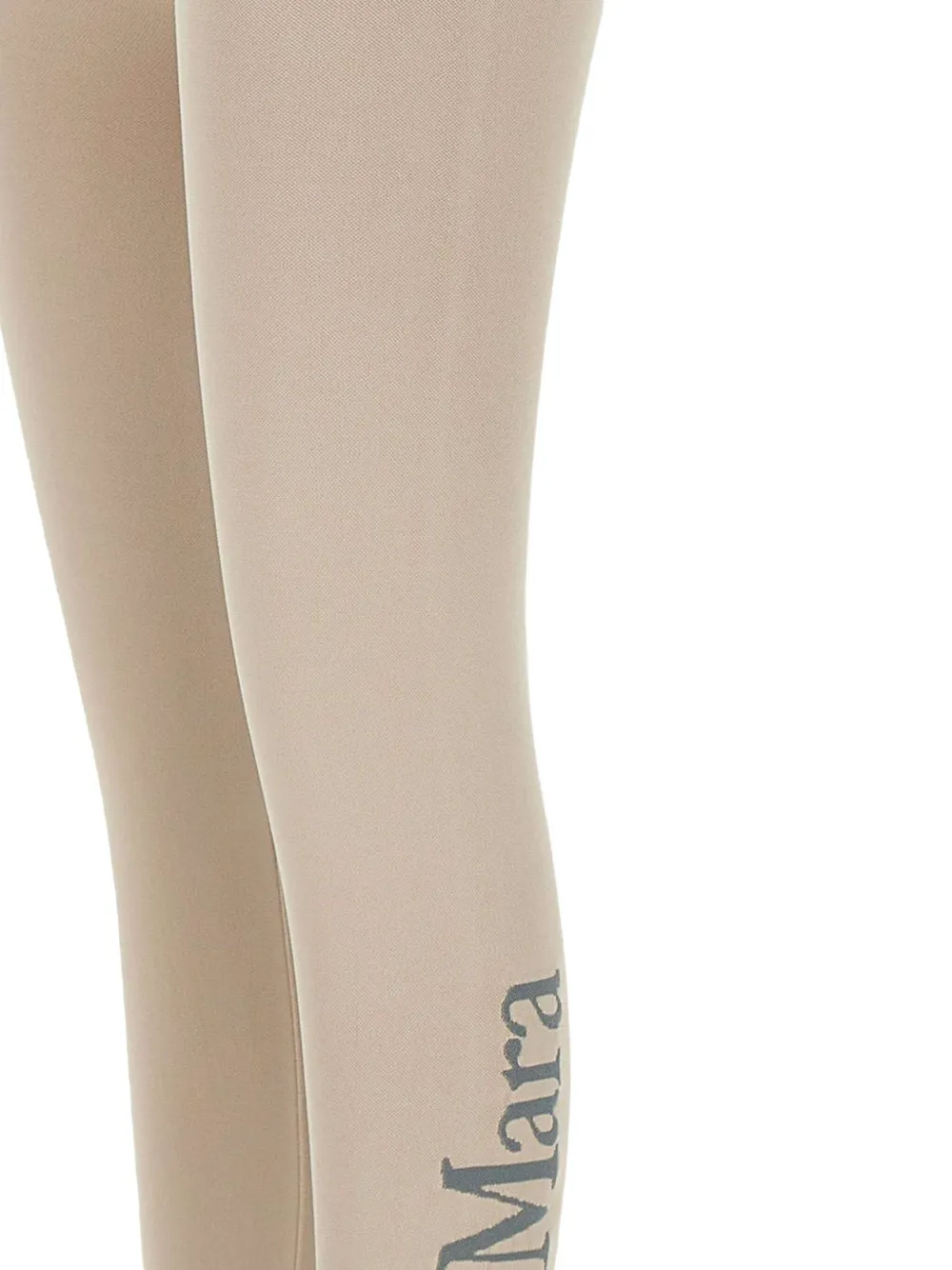 's Max Mara Logo-print Leggings In Neutral