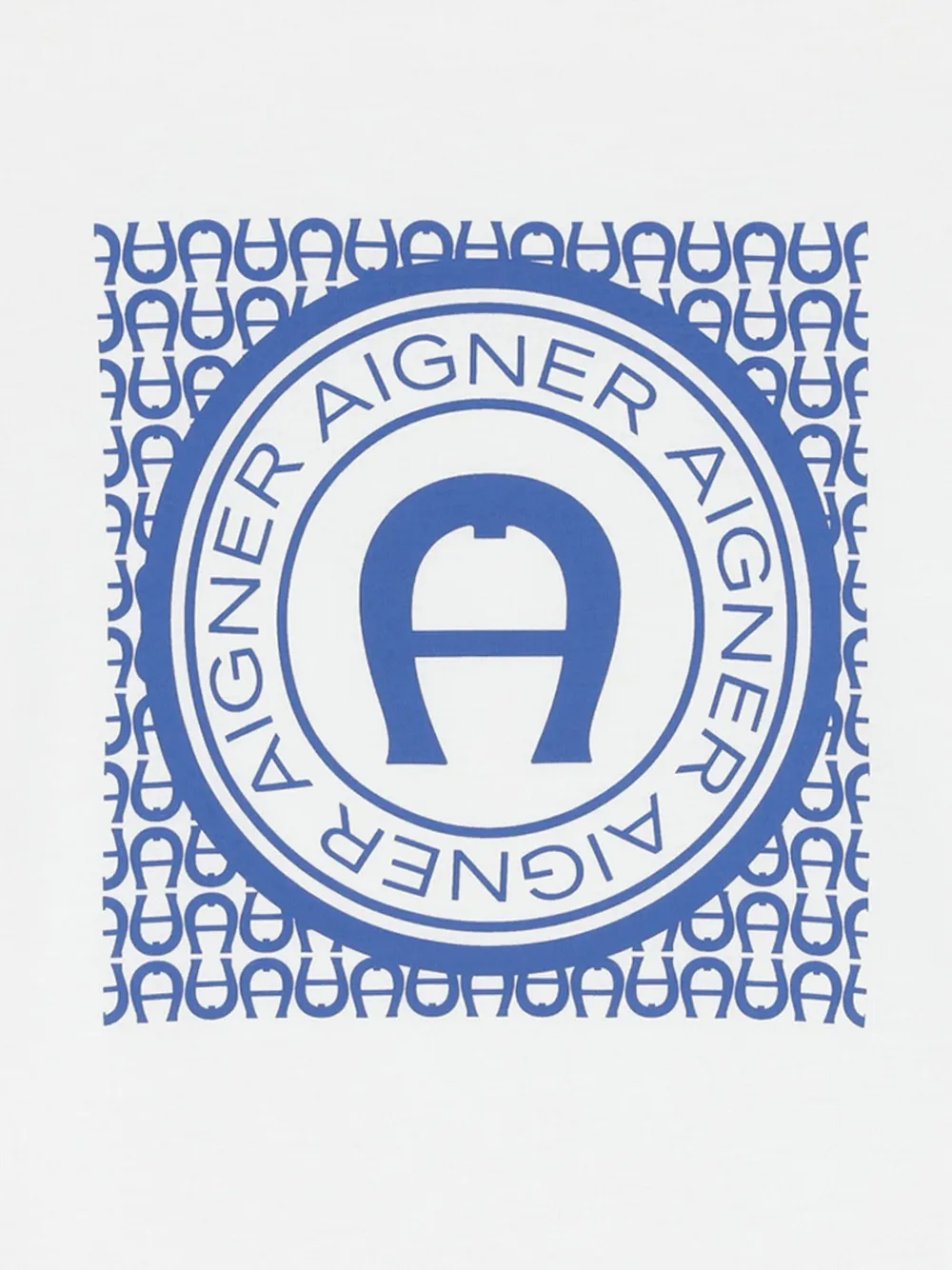 Aigner Kids T-shirt met logoprint] Wit