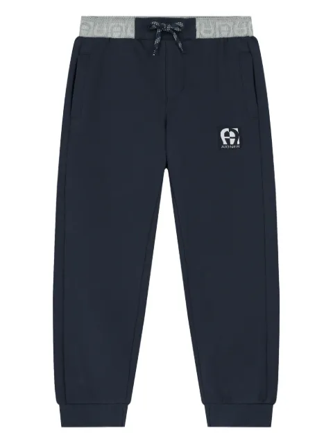 Aigner Kids logo-embellished track pants