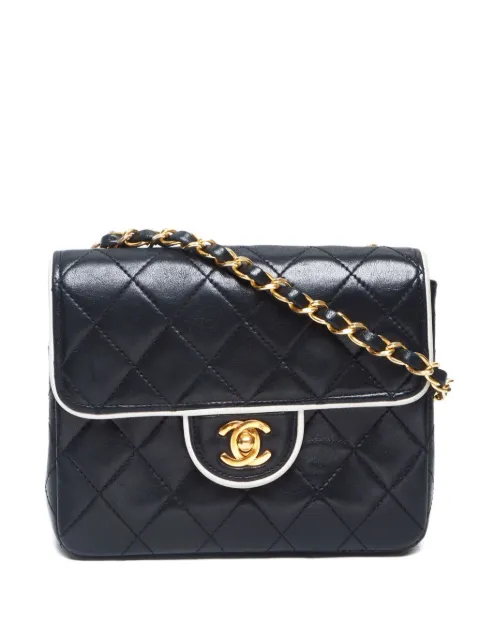 CHANEL Pre-Owned 1989-1991 mini matelasse shoulder bag