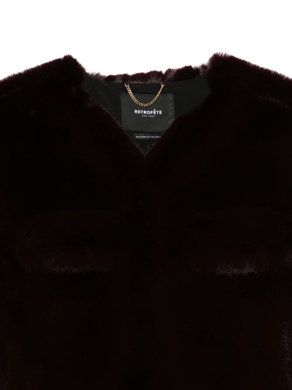 Retroféte Sparrow Jacket In Burgundy