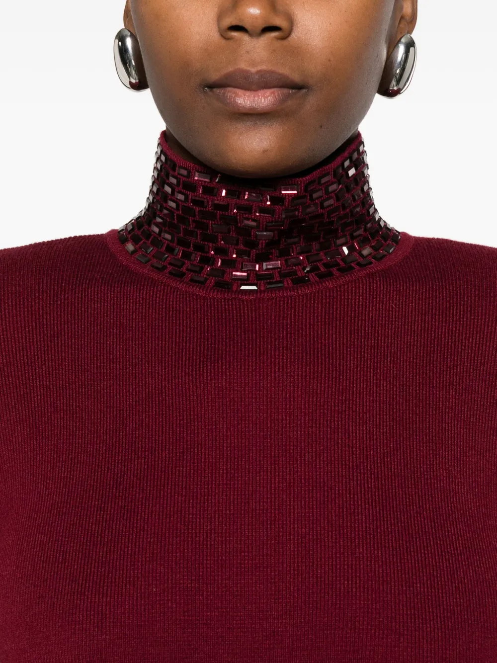 Retrofete Monroe maxi-jurk Rood