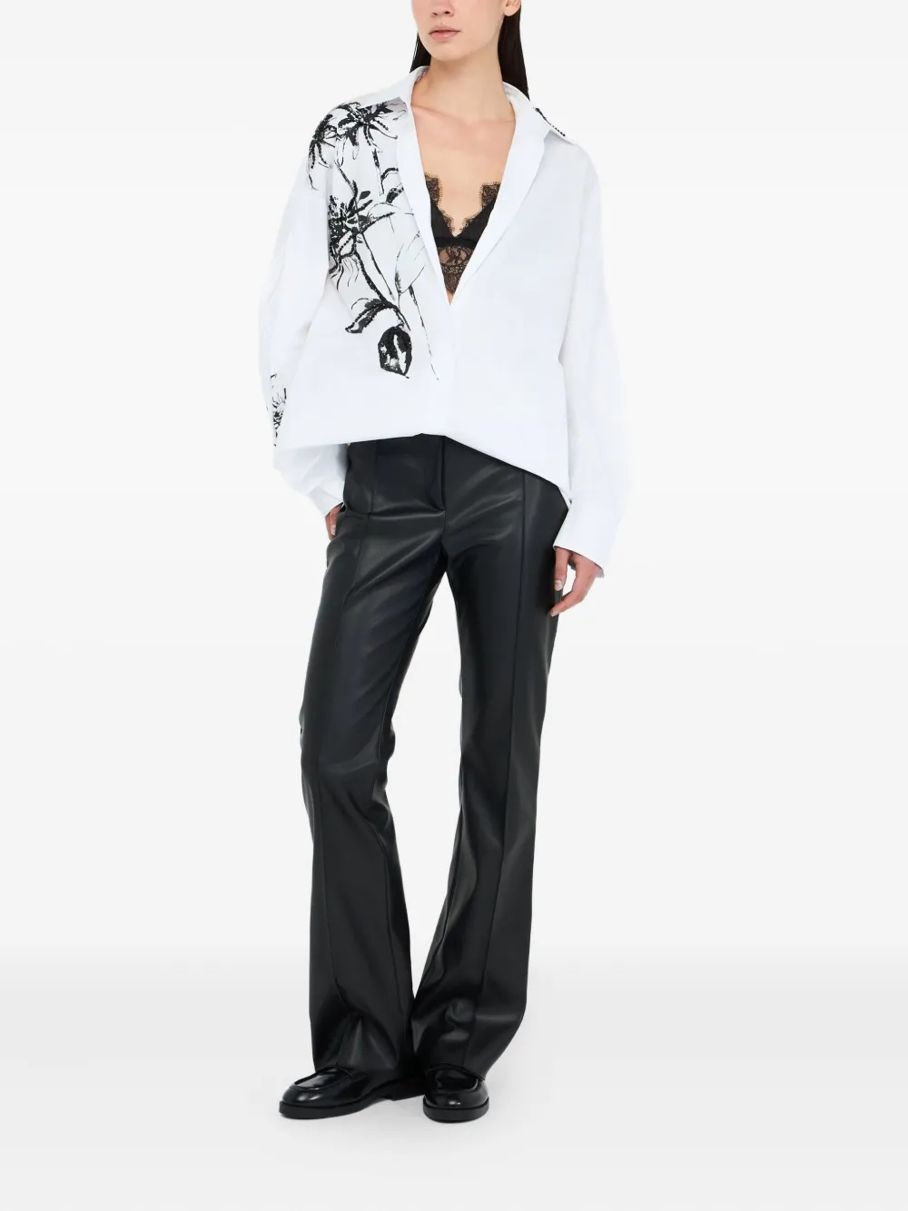 LIU JO Cotton shirt with print