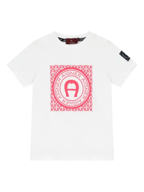 Aigner Kids logo-print short-sleeve T-shirt