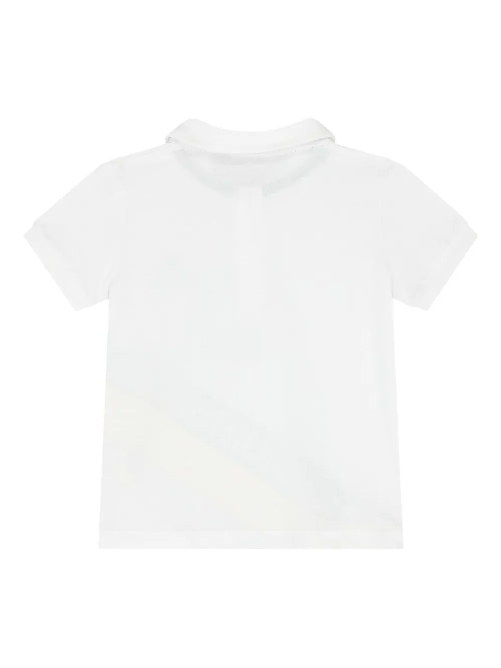 Aigner Kids cotton polo shirt - Wit