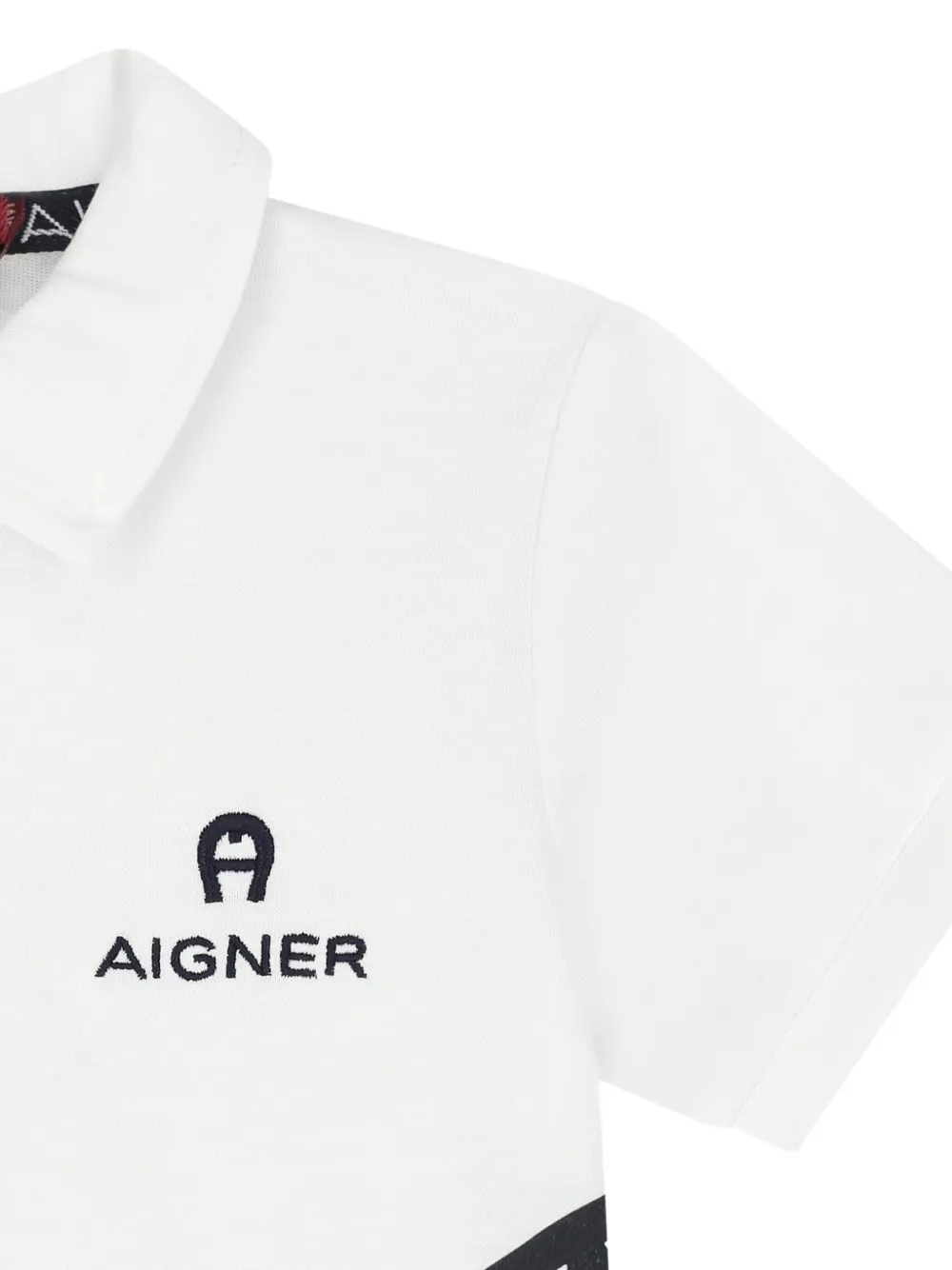 Aigner Kids Katoenen poloshirt Wit