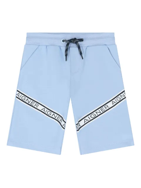 Aigner Kids logo-band shorts