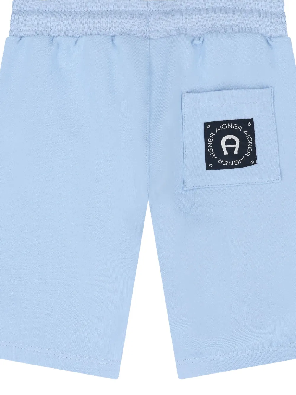 Aigner Kids Shorts met logoband Blauw