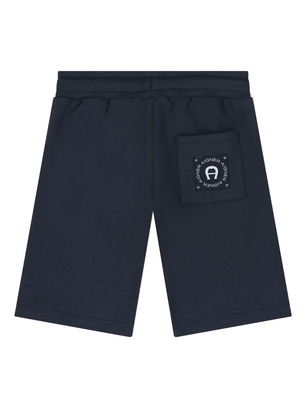 Aigner Kids Shorts met logoband en trekkoord 776 NAVY BLAZER