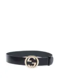 Hermès Pre-Owned 2000-2020s Interlocking G-buckle belt - Black