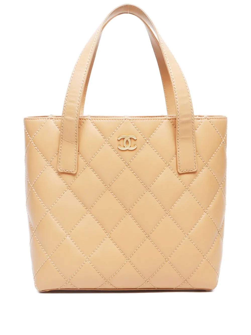 CHANEL Pre-Owned sac à main Wilde (2004-2005) | tons neutres | Image 1