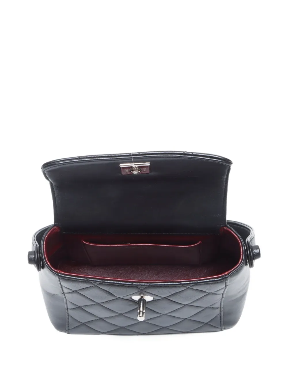 Pre-owned Chanel 1997-1999 Classic Flap Shoulder Bag In Black