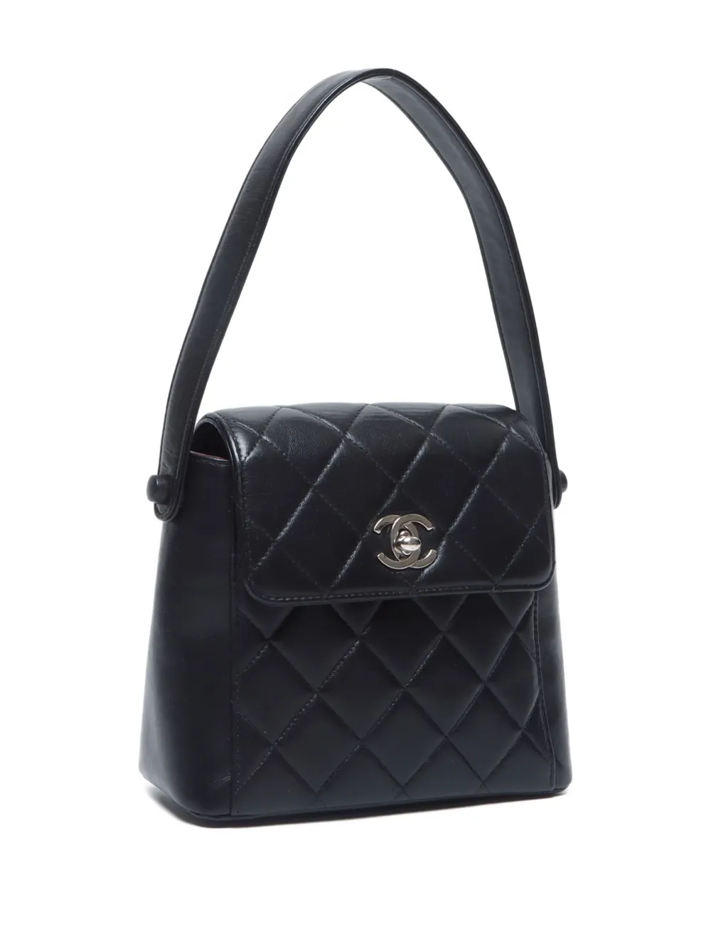 Pre-owned Chanel 1997-1999 Classic Flap Shoulder Bag In Black