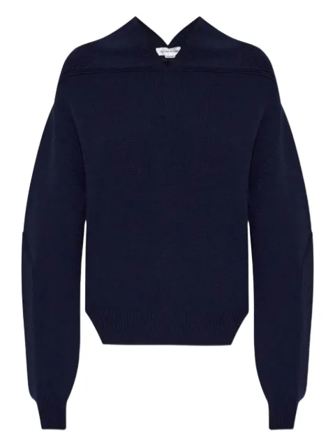 Victoria Beckham high-neck split-hem sweater
