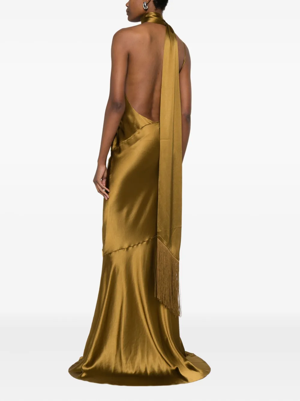Retrofete Kelsa maxi dress - Goud