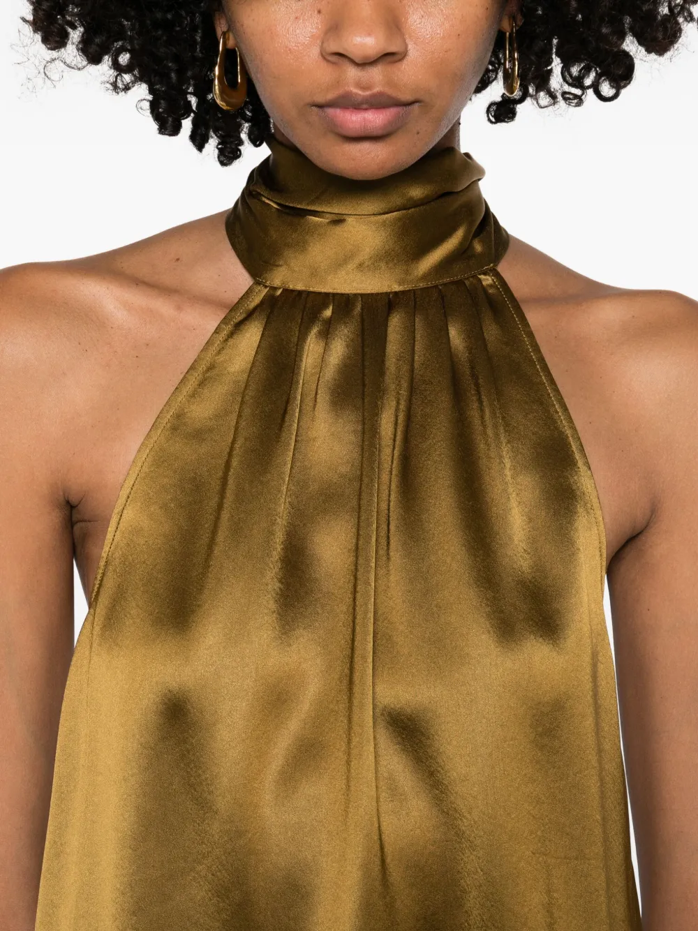 Retrofete Martina top Bruin