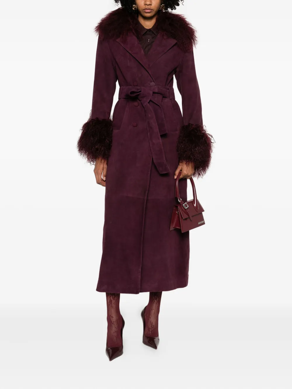 Retrofete Britta faux fur coat | Double Breasted & Peacoats | Image 2
