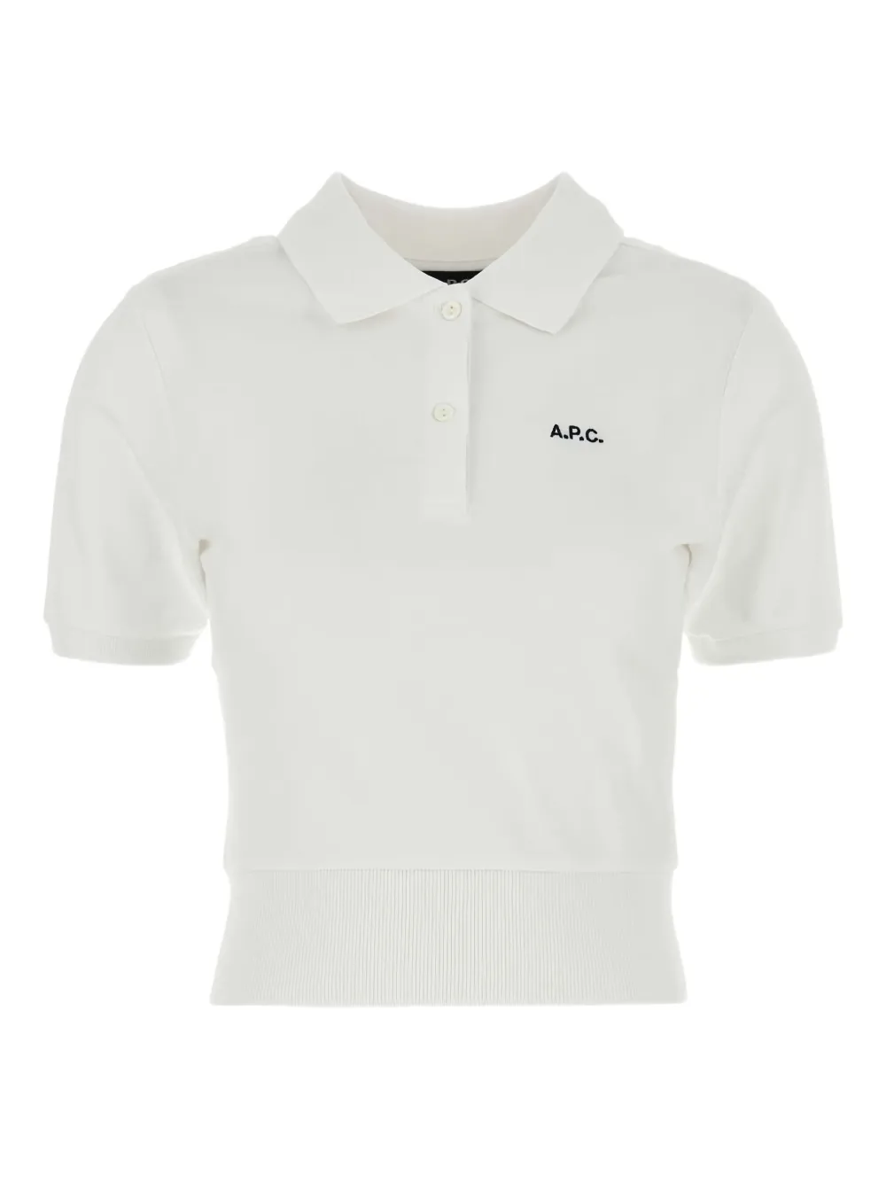A.P.C. cotton polo shirt - ホワイト A.P.C. cotton polo shirt - ホワイト