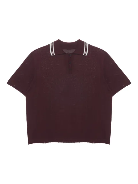 Cordera 条纹领短袖polo衫