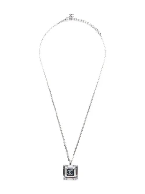 CC-logo necklace - CHANEL Pre-Owned - Modalova
