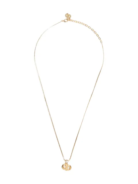 Christian Dior Pre-Owned 1980-1990s CD-logo necklace