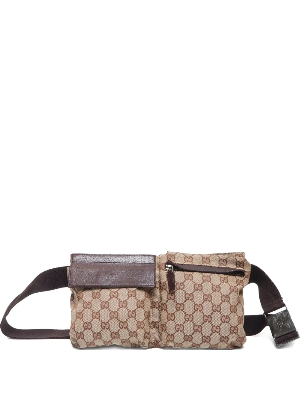 Pre-owned Gucci 2000-2010 Gg-canvas Belt Bag