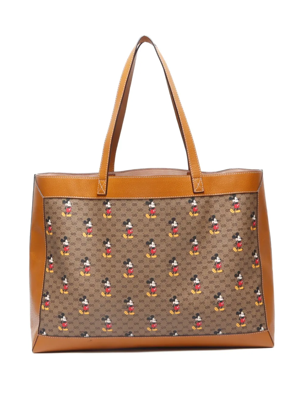 Pre-owned Gucci X Disney 2010s Micro Gg Supreme Tote Bag