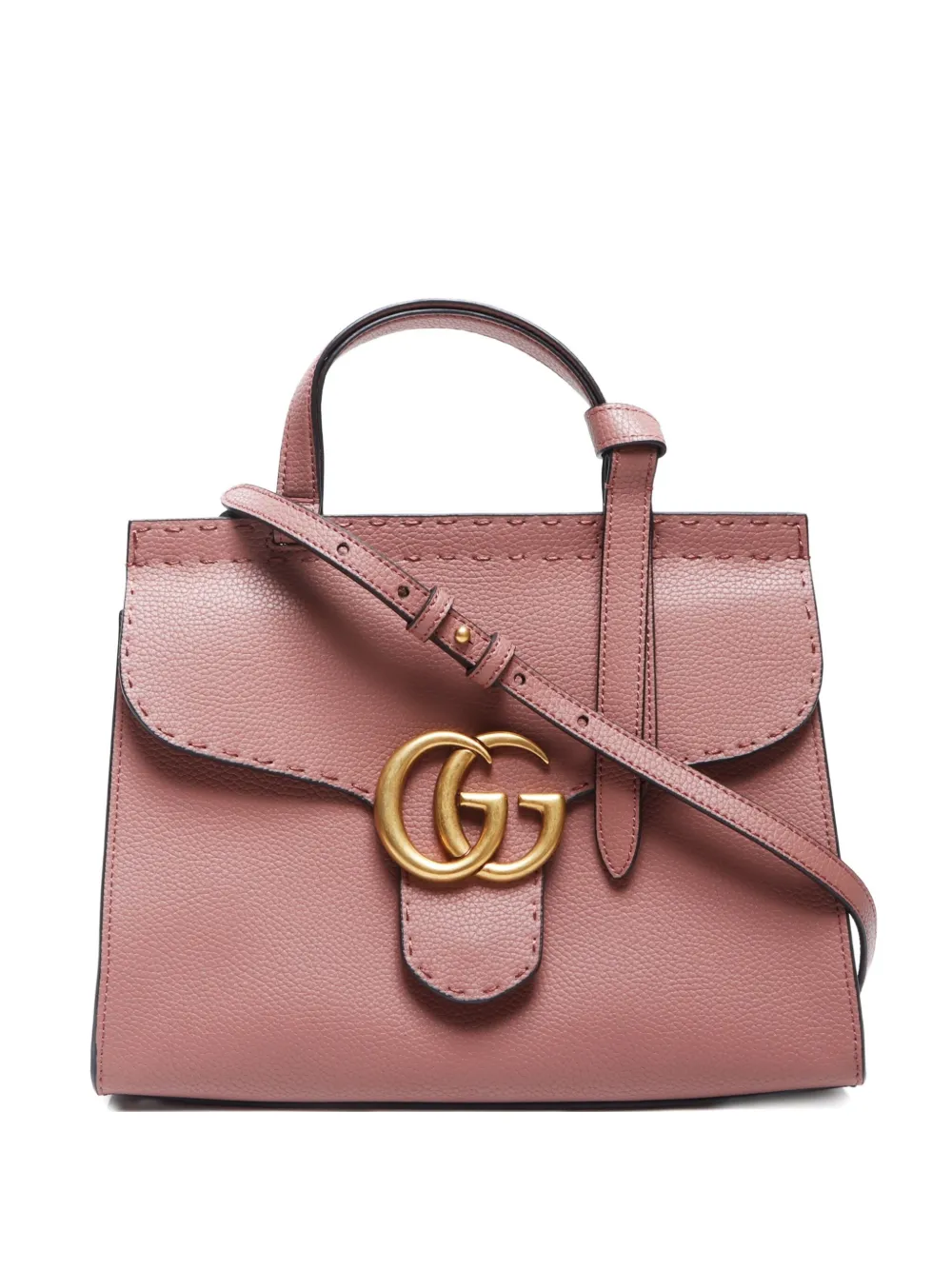 Gucci Pre-Owned 2010-2020s GG Marmont 2-way bag | Pink | Image 1