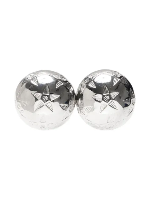 Céline Pre-Owned 1980-2000s star-motif clip-on earrings