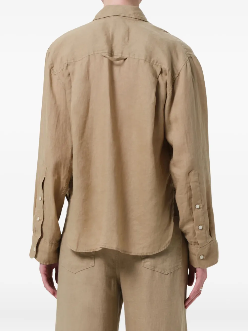 Citizens Of Humanity Kayla Button-up Linen Shirt